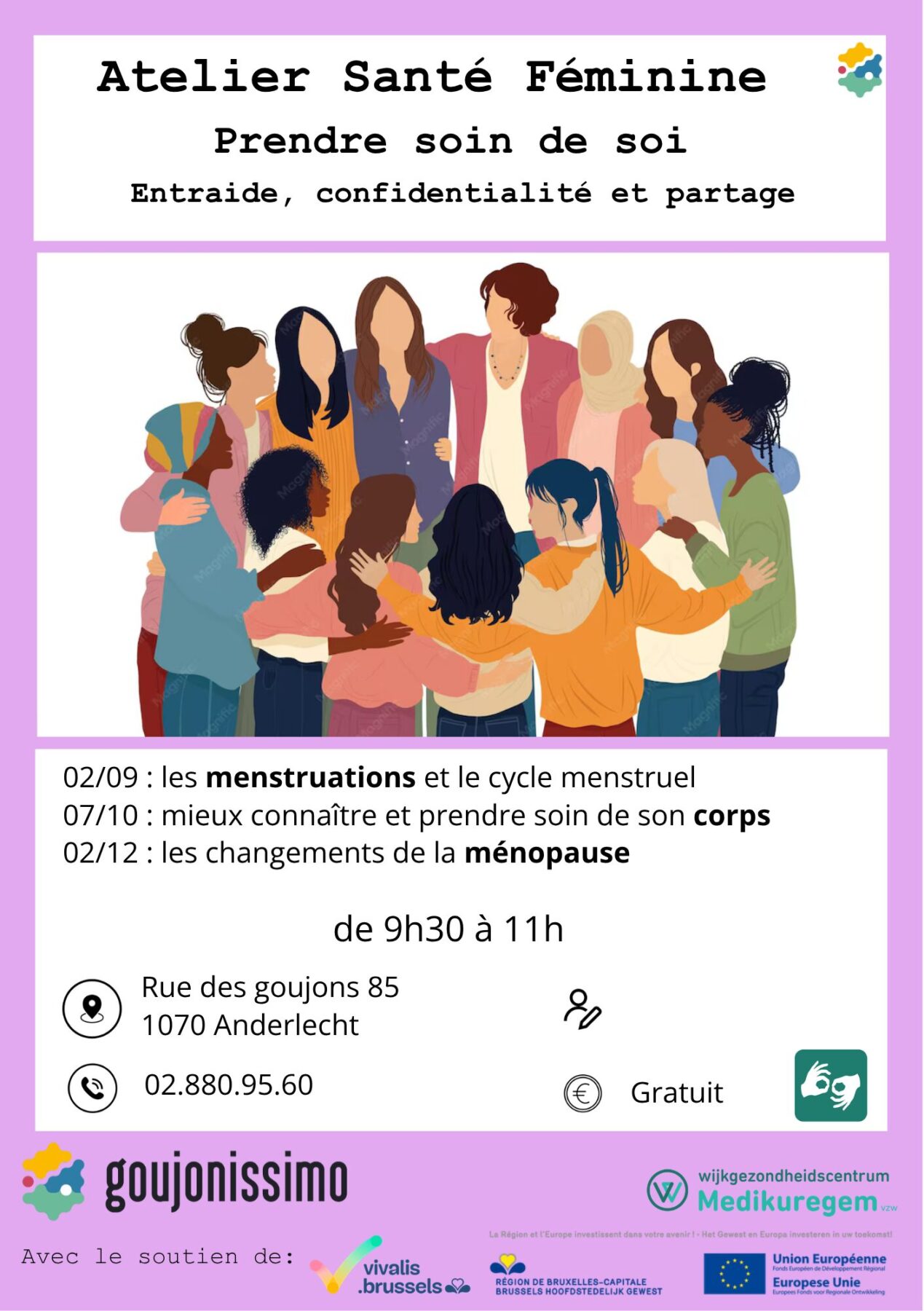 Atelier santé féminine – prendre soin de soi